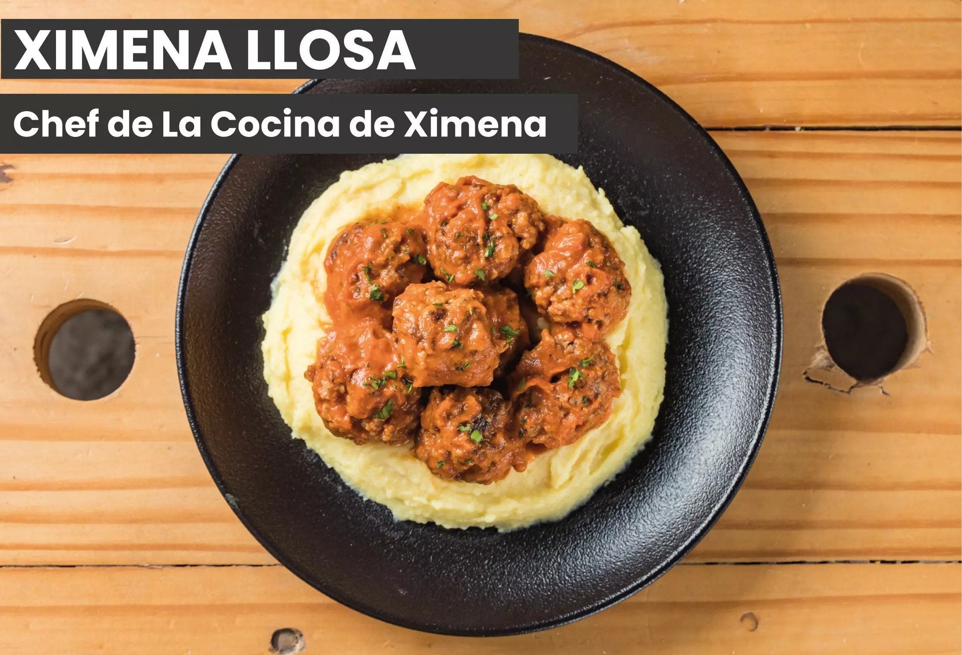 Italian Meatballs con Puré de papas - Kalabaza Panama