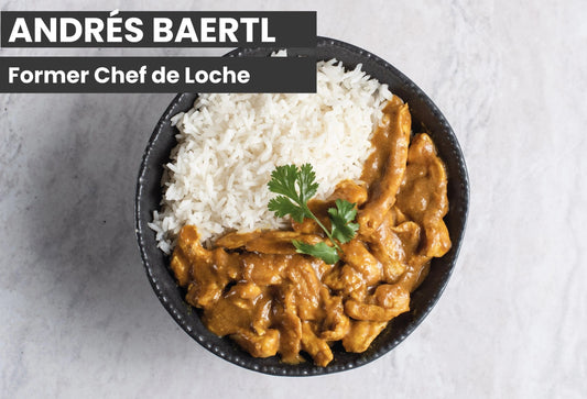 Butter Chicken Curry con Arroz Blanco - Kalabaza Panama